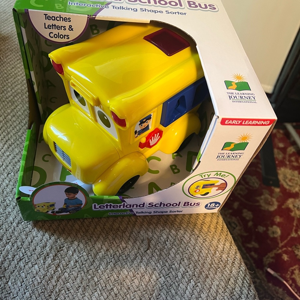 Brand new hammacher. Schlemer  interactive School Bus Toy